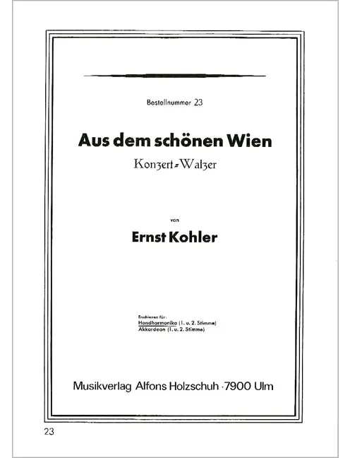 Aus Dem Schoenen Wien